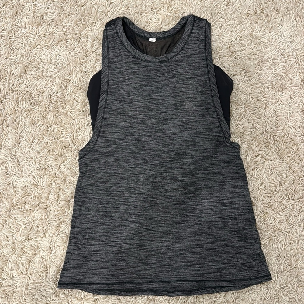 Lululemon racerback tank with built-in bra